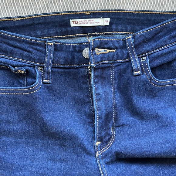 LEVIS 721 high rise skinny jeans - Picture 5 of 8